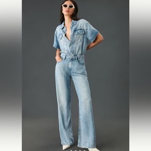 Good American Weightless Denim Jumpsuit